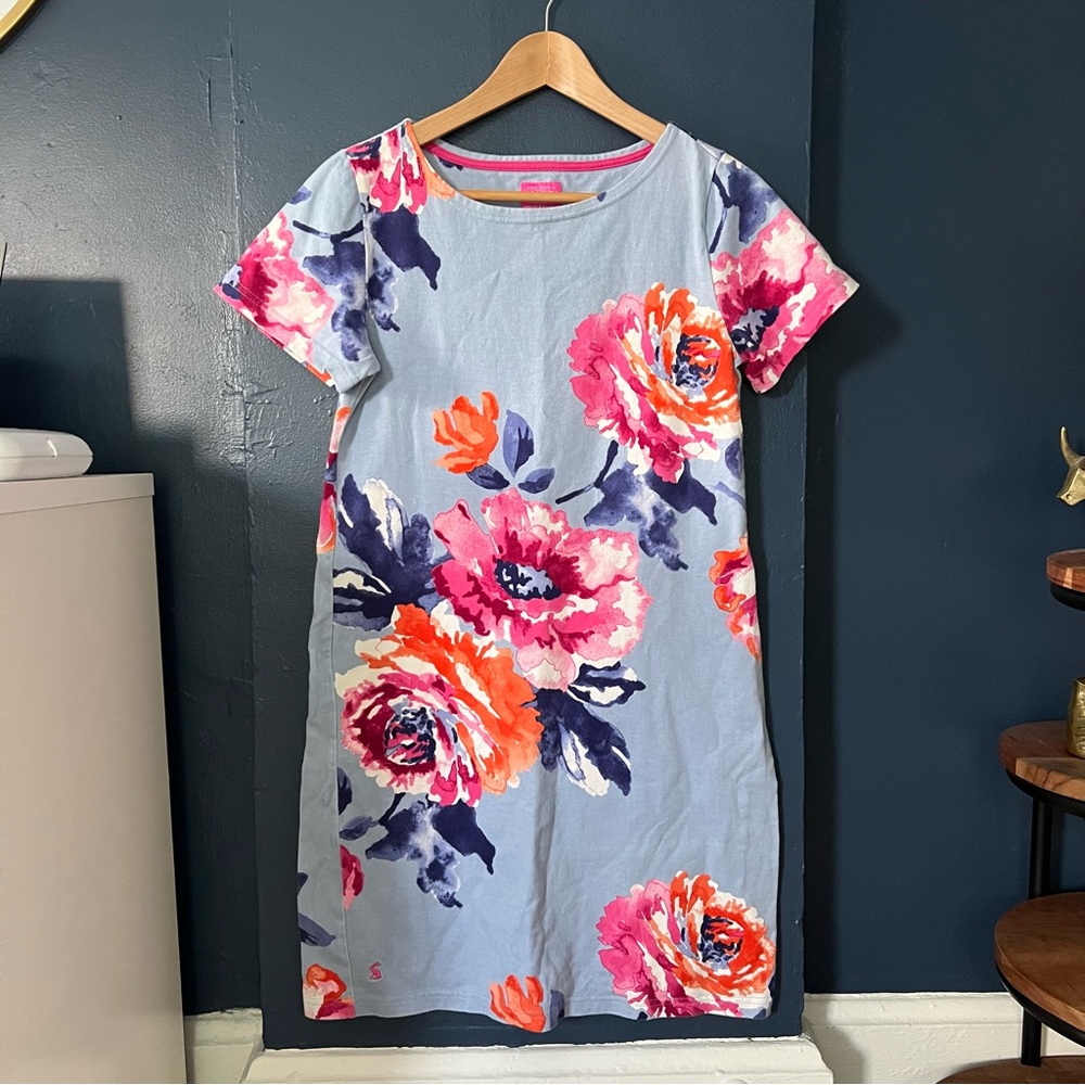 Joules Riviera Blue Floral Women's Dress